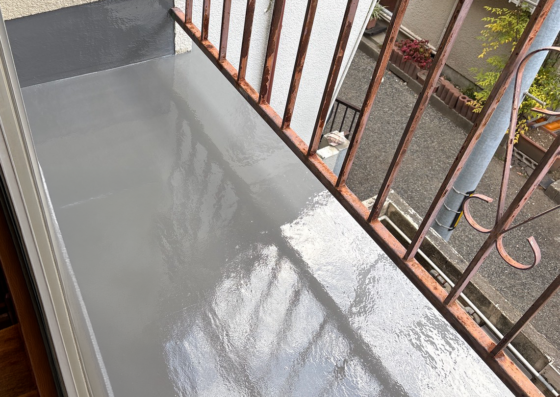 個人宅 バルコニーウレタン防水